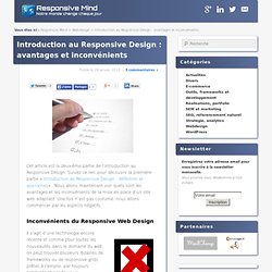 Introduction au Responsive Design : avantages et inconvénients