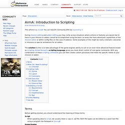 ArmA: Introduction to Scripting