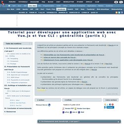 Introduction au framework web JavaScript Vue.js
