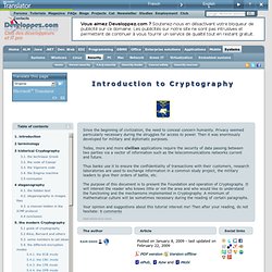 Introduction à la Cryptographie