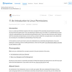 An Introduction to Linux Permissions