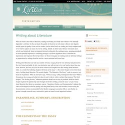 LitWeb - The Norton Introduction to Literature: W. W. Norton & Company StudySpace