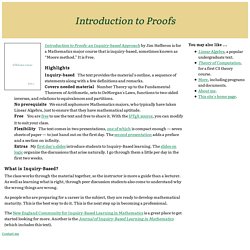 Free Introduction to Mathematical Proofs textbook