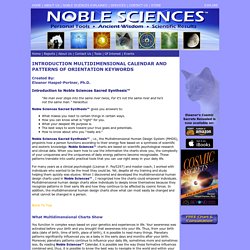 Noble Sciences - Introduction Multidimensional Calendar
