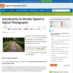 Introduction to Shutter Speed in Digital Photography