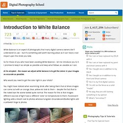 Introduction to White Balance