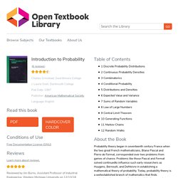 Introduction to Probability - Open Textbook Library