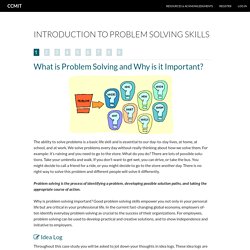 Introduction to Problem Solving Skills