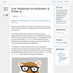 Une introduction en profondeur à Ember.js · VF svp