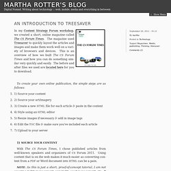 An Introduction to Treesaver publishing - Martha Rotter's BlogMartha Rotter's Blog