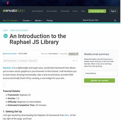 An Introduction to the Raphael JS Library