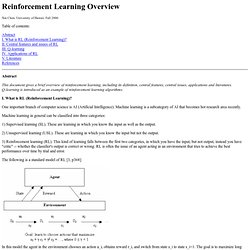 Introduction to Reinforcement Learning