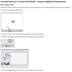 Introduction To Scratch: Exercise 2