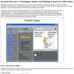 Introduction To Scratch: Exercise 1