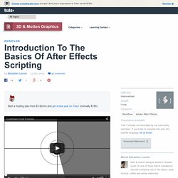 Introduction To The Basics Of After Effects Scripting - Tuts+ 3D & Motion Graphics Tutorial