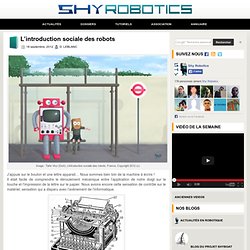 L’introduction sociale des robots - 18 septembre 2012