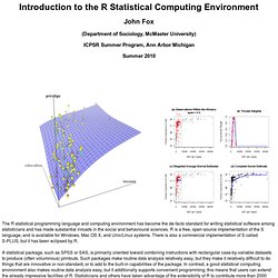 Introduction to Statistical Computing in R