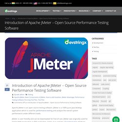Introduction of Apache JMeter - Open Source Performance Testing Software