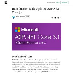 Introduction with Updated ASP.NET Core 3.1 - Valiant Technosoft - Medium