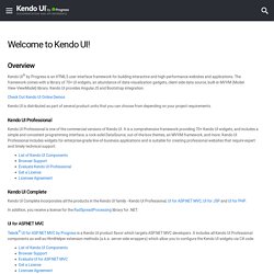 Telerik Kendo UI by Progress
