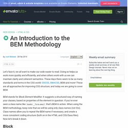 An Introduction to the BEM Methodology