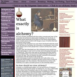 Introduction to alchemy