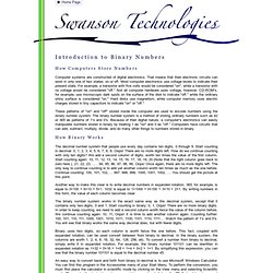 Introduction to Binary Numbers