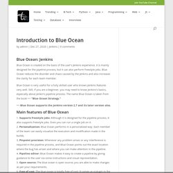 Introduction to Blue Ocean