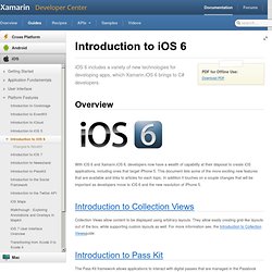 Introduction to iOS 6