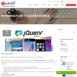 Introduction To Jquery Mobile