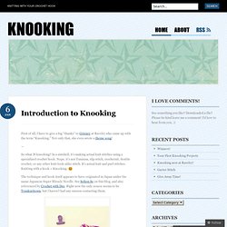 Introduction to Knooking