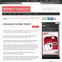 Introduction to Open vSwitch