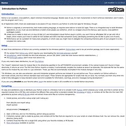 Introduction to Python - Iceweasel