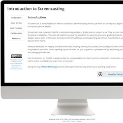 Introduction to Screencasting