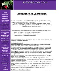 Introduction to Submission