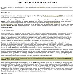 Introduction to the VRoma MOO