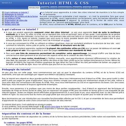 Introduction - Tutoriel HTML & CSS
