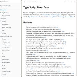 Introduction · TypeScript Deep Dive