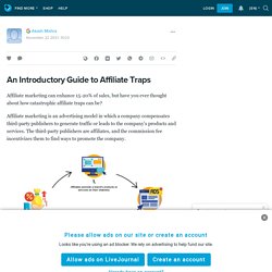 An Introductory Guide to Affiliate Traps