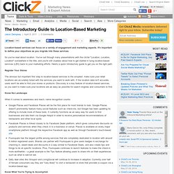 The Introductory Guide to Location-Based Marketing