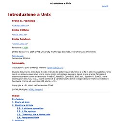 Introduzione a Unix