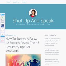 Party Tips For Introverts: 42 Experts Reveal How To Survive A Party