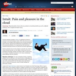 Intuit: Pain and pleasure in the cloud