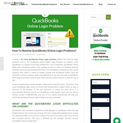 Intuit QuickBooks Online Login Problems (QBO)