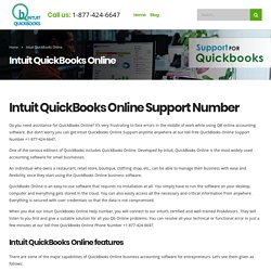 Intuit QuickBooks Online 1-877-424-6647 Support Number