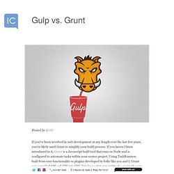 Intuitive Company - Gulp vs. Grunt