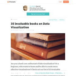 35 invaluable books on Data Visualization