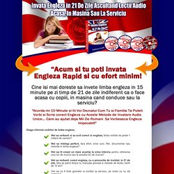 Invata limba engleza in 21 Zile