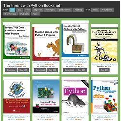 Invent with Python Bookshelf - Free Python Programming Books