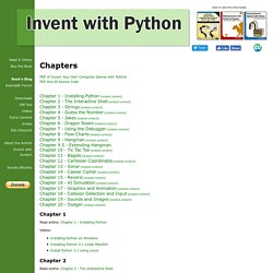 Invent Your Own Computer Games with Python - Learn how to program with a free ebook programming tutorial